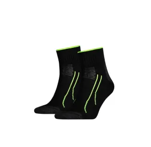 4 x Unisex Puma Performance Training Quarter Crew Black Socks