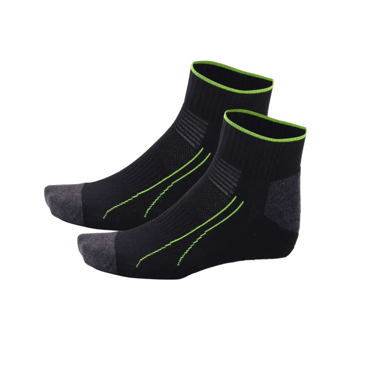 4 x Unisex Puma Performance Training Quarter Crew Black Socks