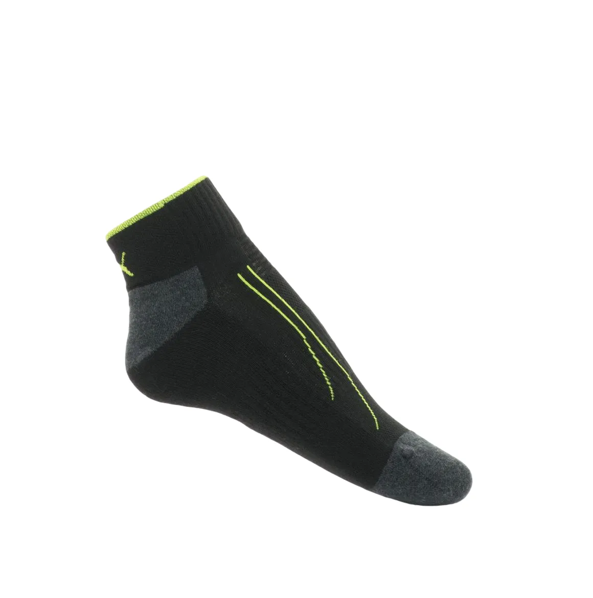 4 x Unisex Puma Performance Training Quarter Crew Black Socks