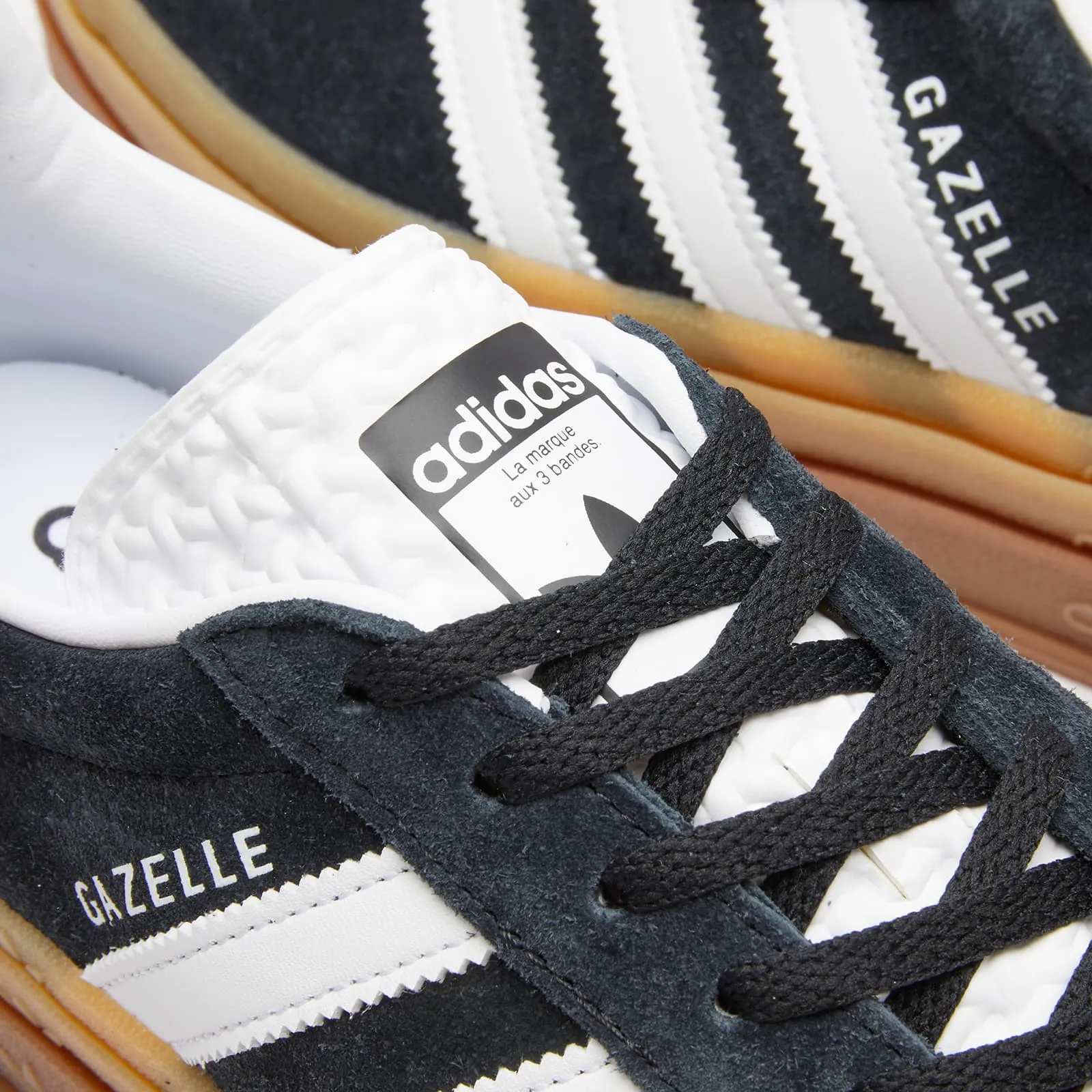 Adidas Gazelle Bold W, Core Black, Ftwr White & Ftwr White, Core Black, Core Black Ftwr White & Ftwr White  Ftwr White & Ftwr White