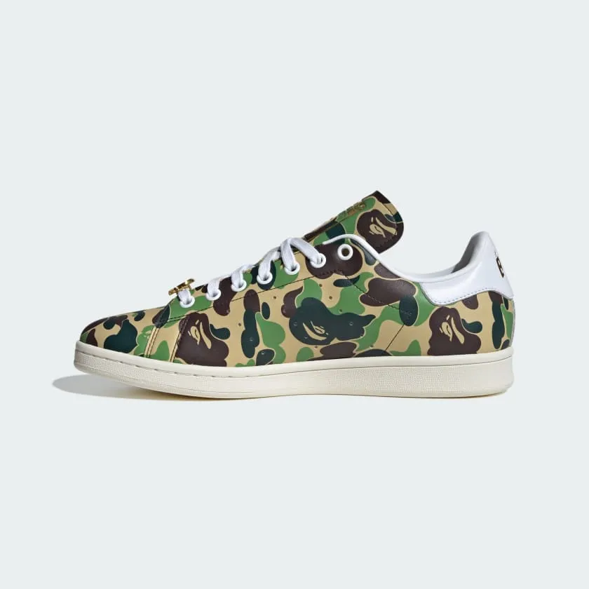 adidas Stan Smith Bape sneakers, green/white/brown