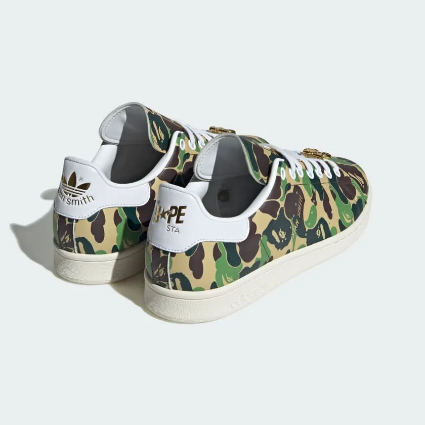 adidas Stan Smith Bape sneakers, green/white/brown