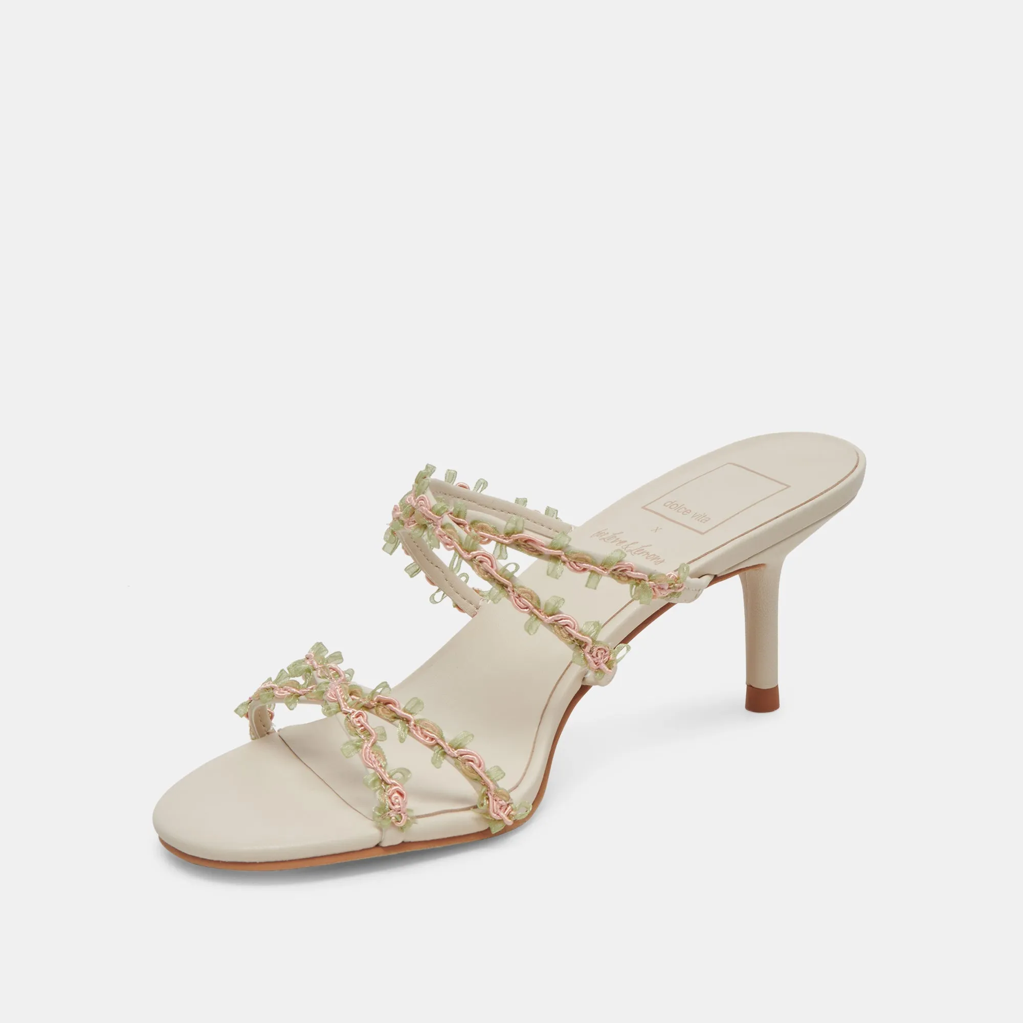 BETTI HEELS IVORY MULTI STELLA