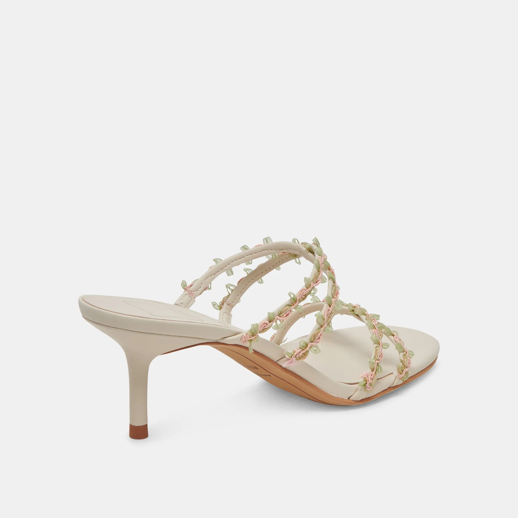 BETTI HEELS IVORY MULTI STELLA