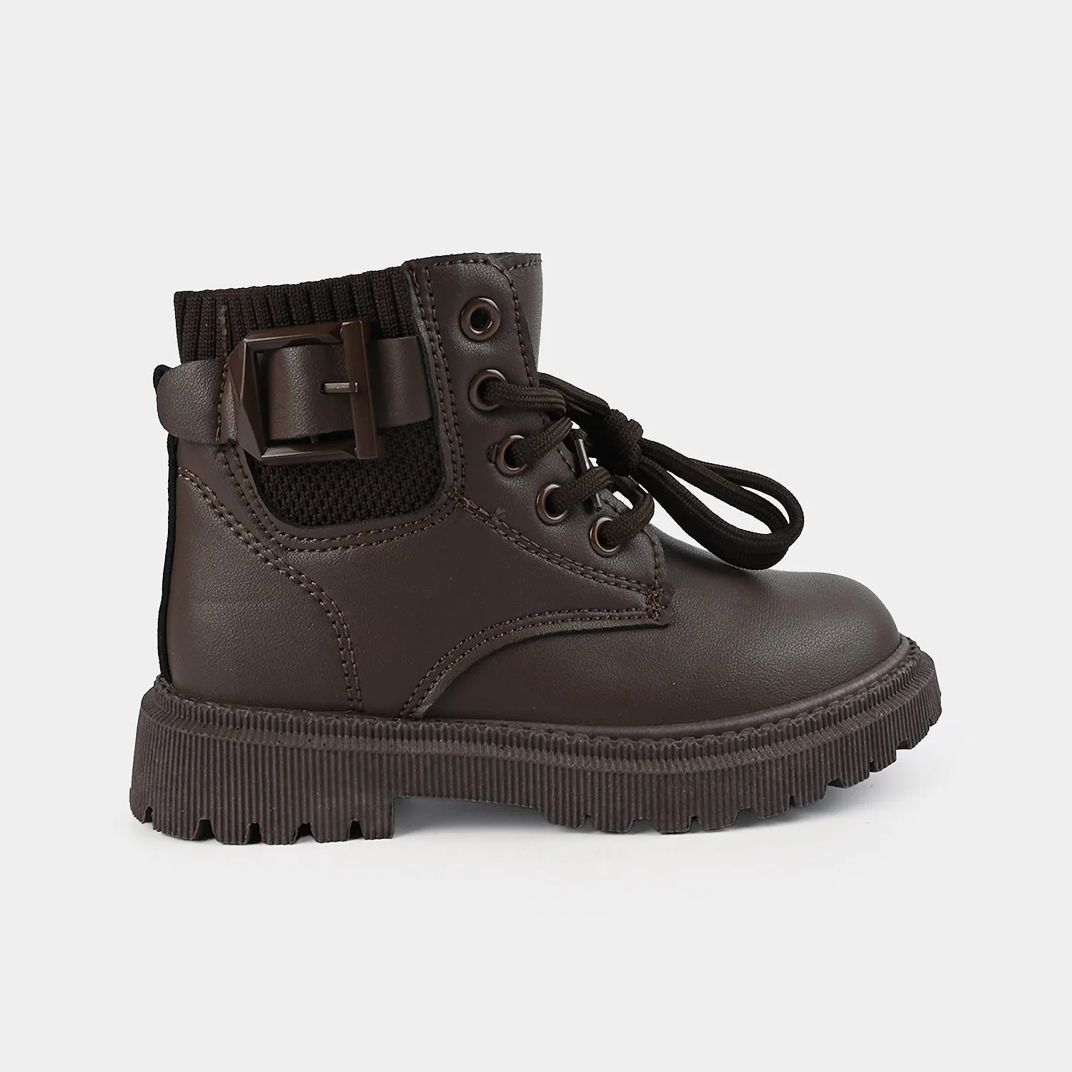 Sure! Here’s an optimized title for the e-commerce product:

Stylish Boys Coffee Brown Boots - Durable, Comfortable, and Perfect for Adventures (Model WS-002)