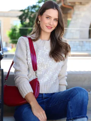 Cheri Sequined Sweater