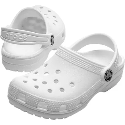 Classic clogs – children's Crocs, white