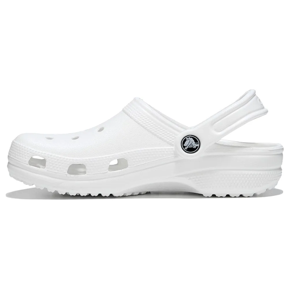 Classic Crocs clogs, white