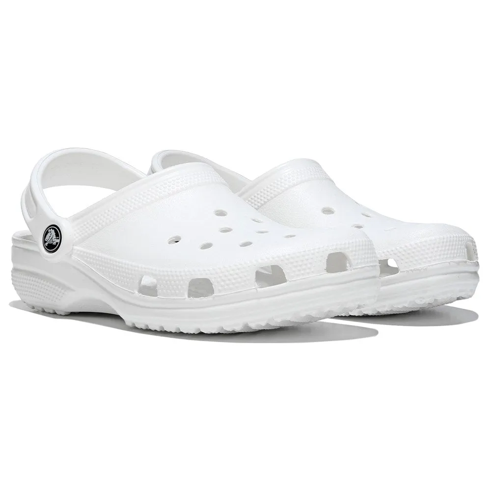 Classic Crocs clogs, white