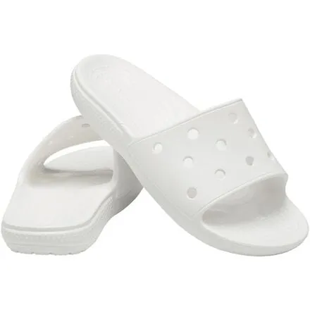 Classic Crocs slide, white