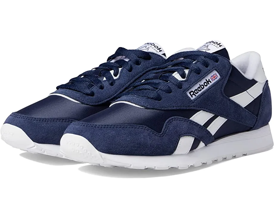 Classic Nylon Reebok Lifestyle Sneakers, blue