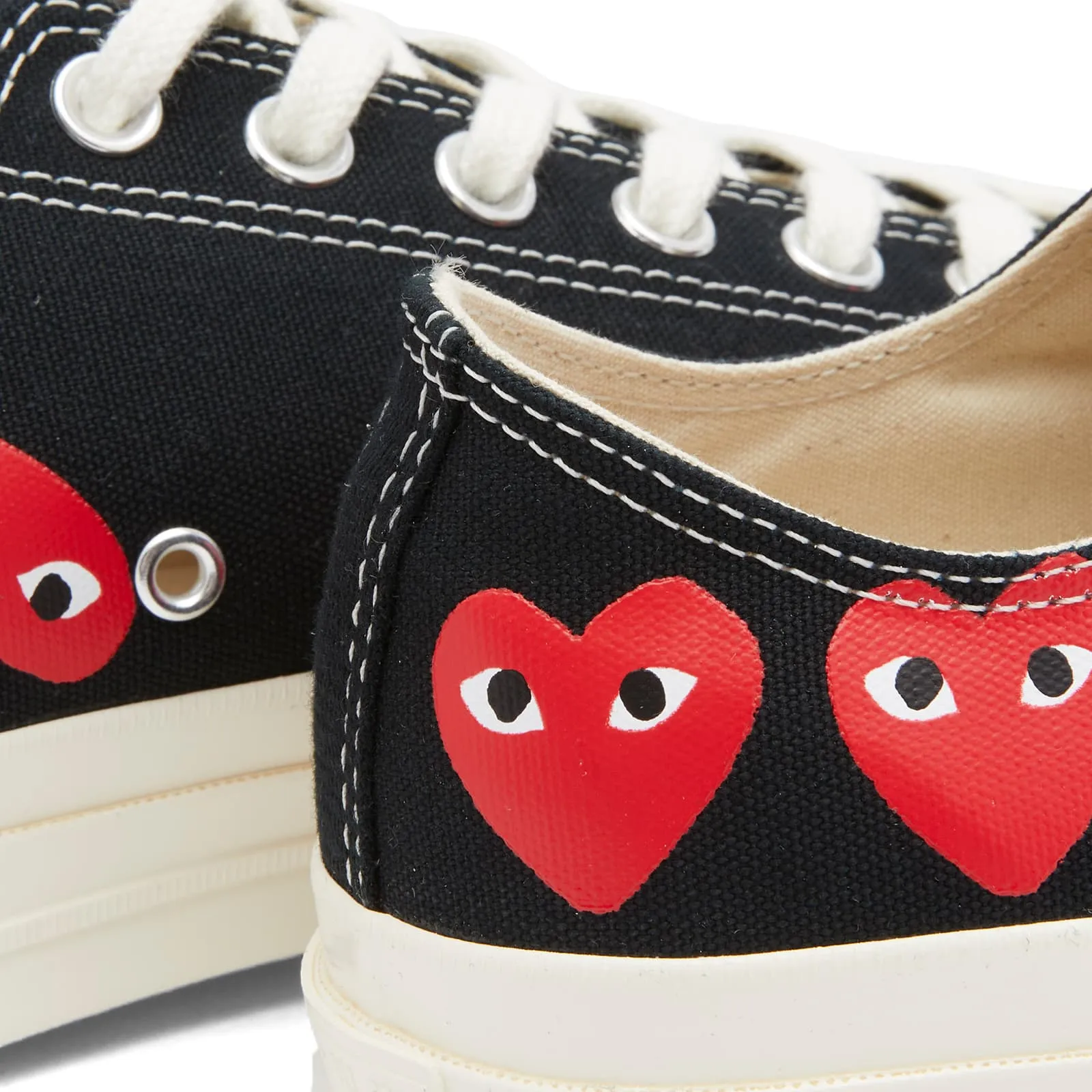 Comme Des Garçons Play X Converse Multi Heart Low sneakers, black