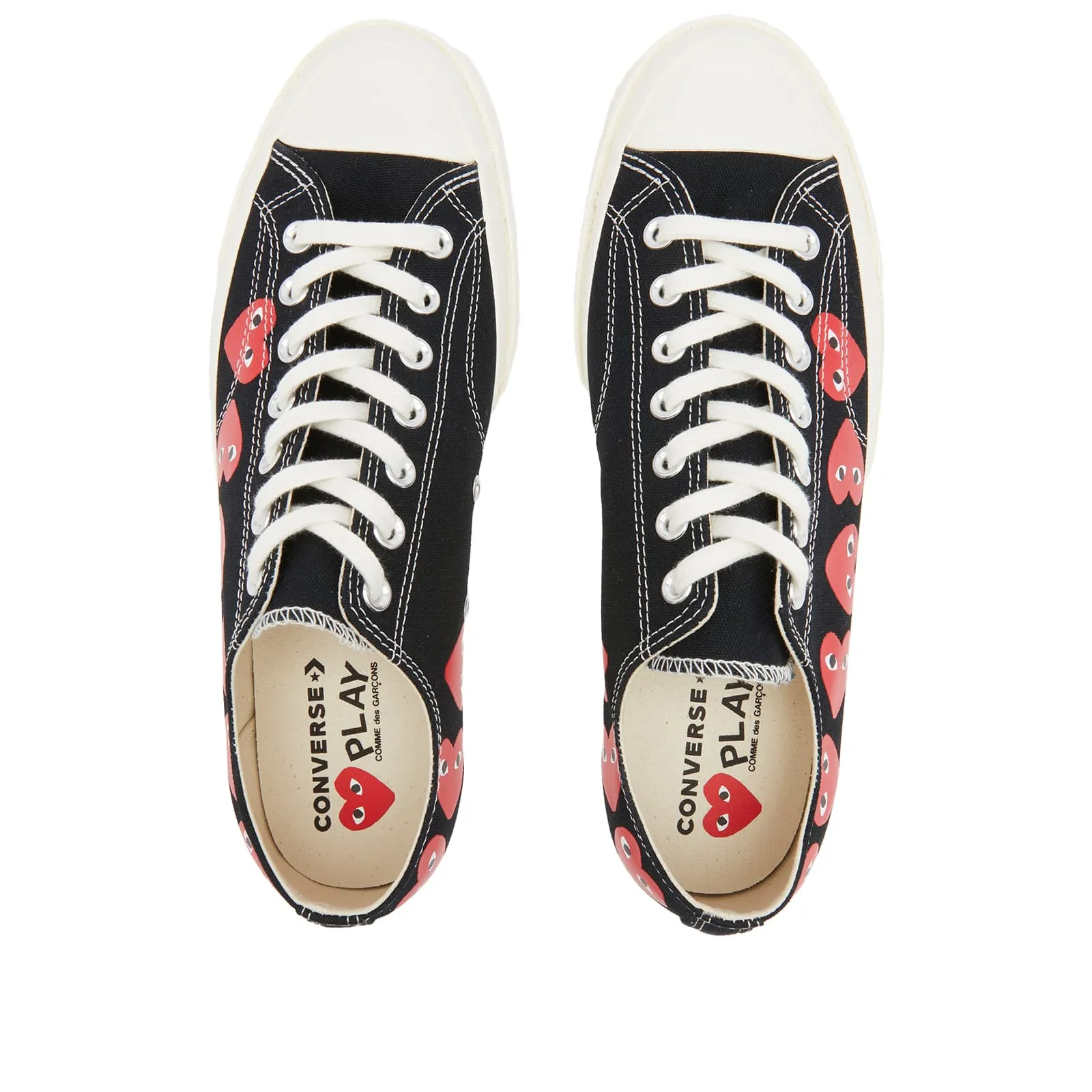 Comme Des Garçons Play X Converse Multi Heart Low sneakers, black