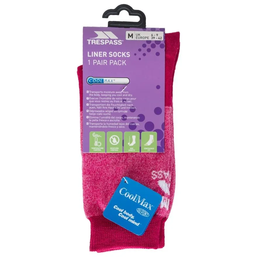 Cool Women's Hiking Socks - Cerise