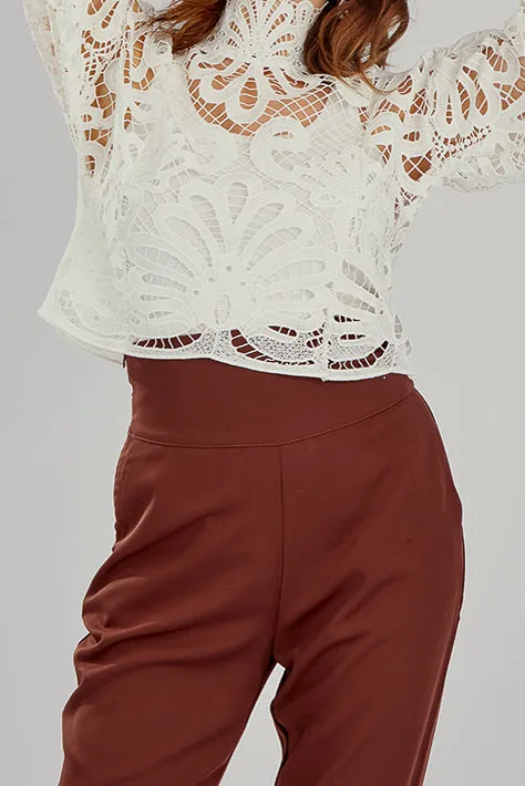 Crop Lace Blouse