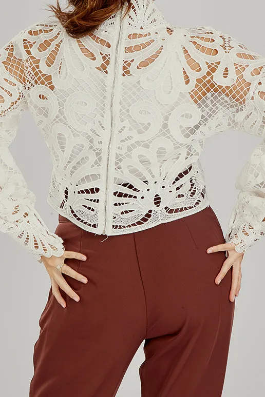 Crop Lace Blouse