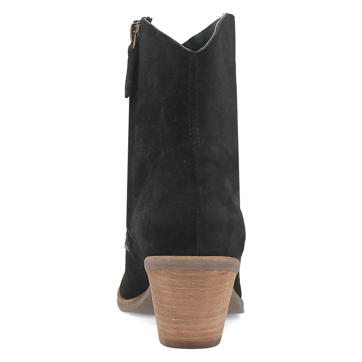 Dingo Womens Miss Priss Black Suede Fashion Boots