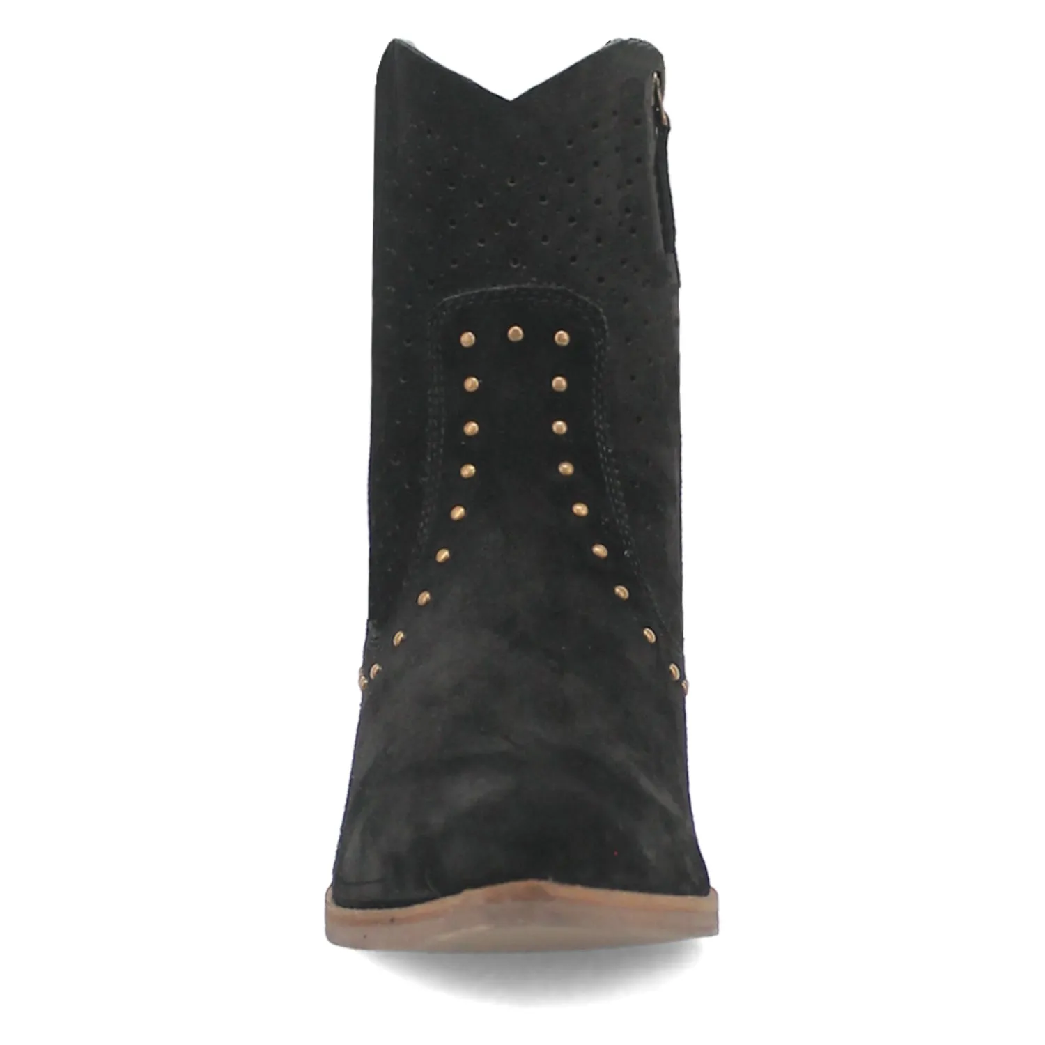 Dingo Womens Miss Priss Black Suede Fashion Boots