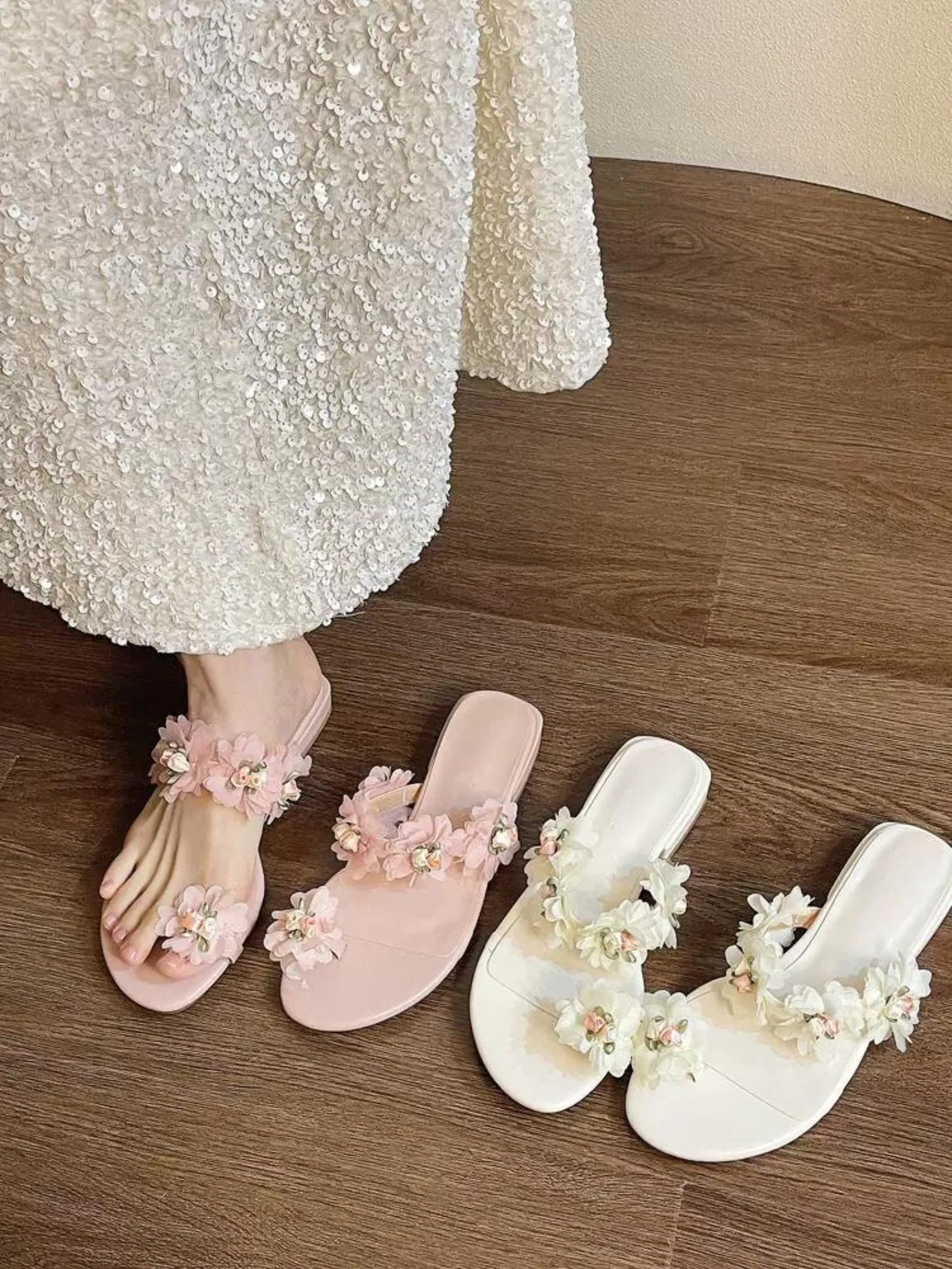 Dorothy Floral Sandals