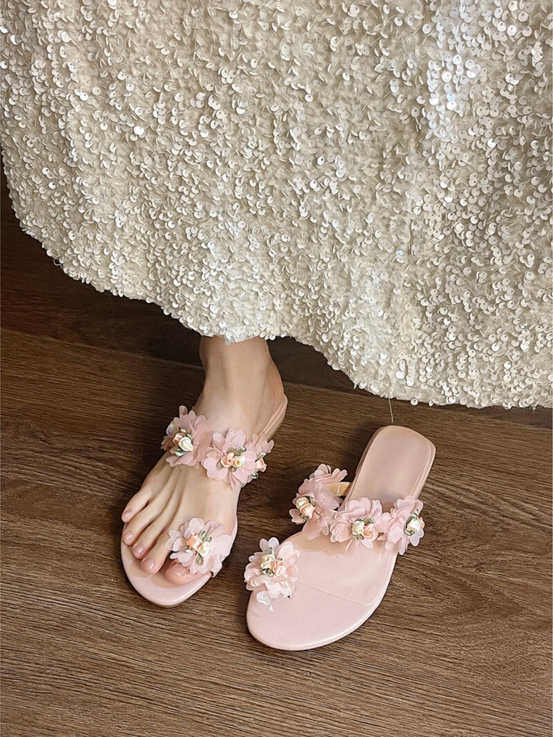 Dorothy Floral Sandals