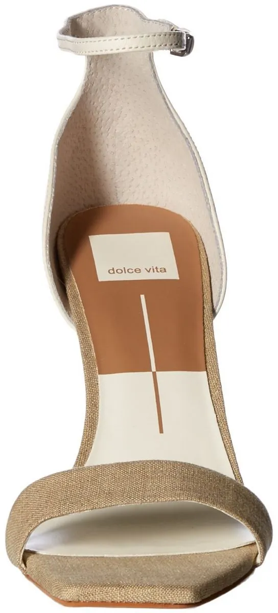 Halo Multi Natural Linen Heel