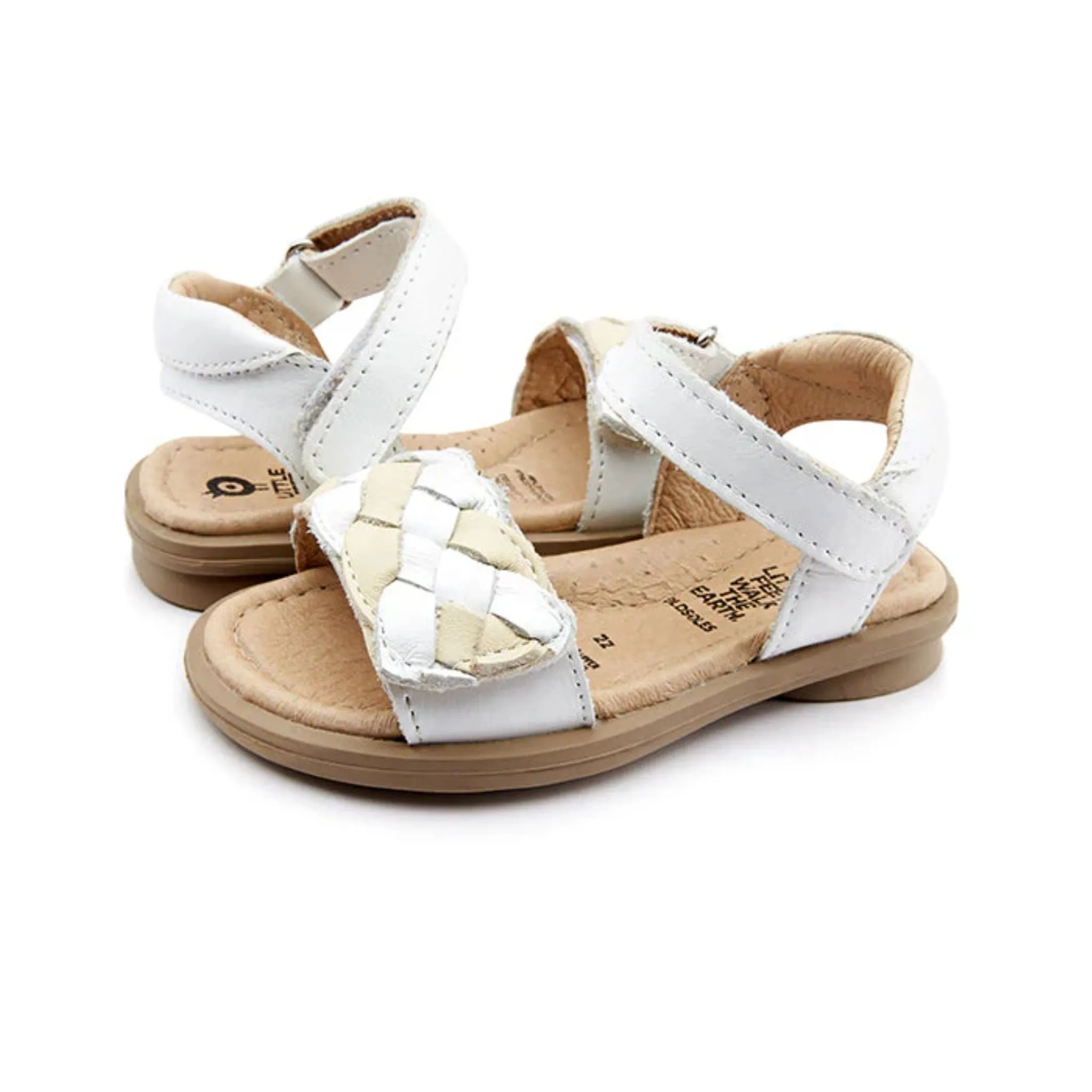 Harlequin Sandals - Snow / Cream