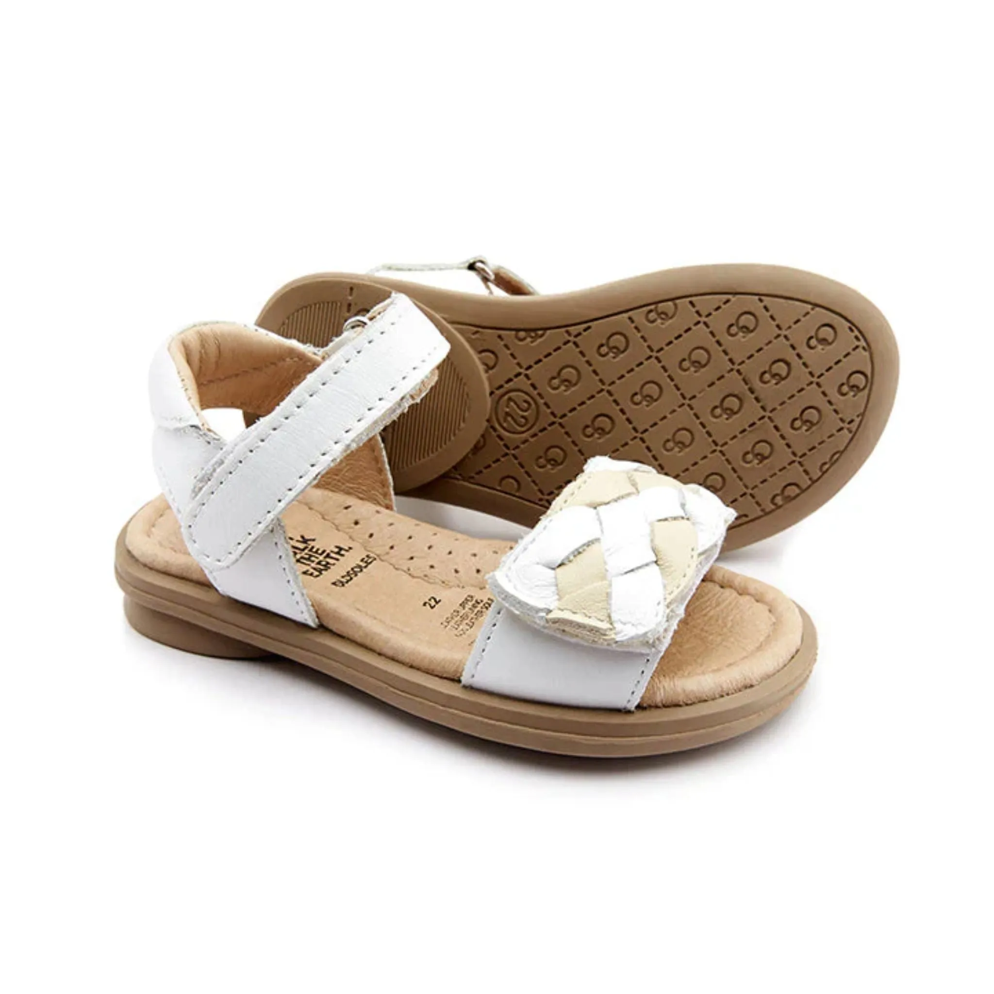 Harlequin Sandals - Snow / Cream