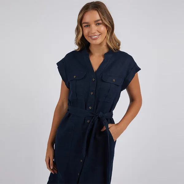 Harlow Dress - Navy