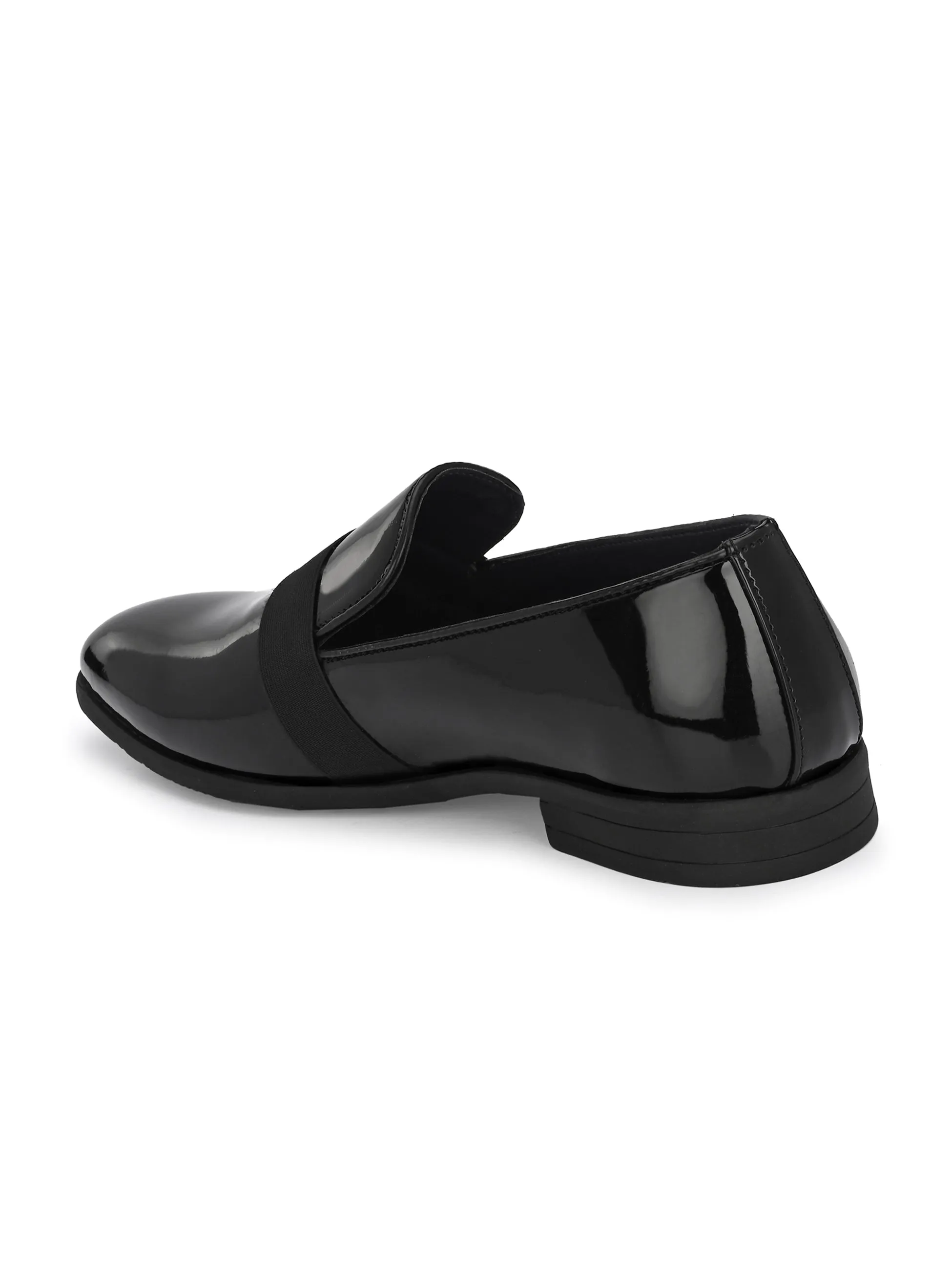 Hendrix Black Patent Slip-Ons