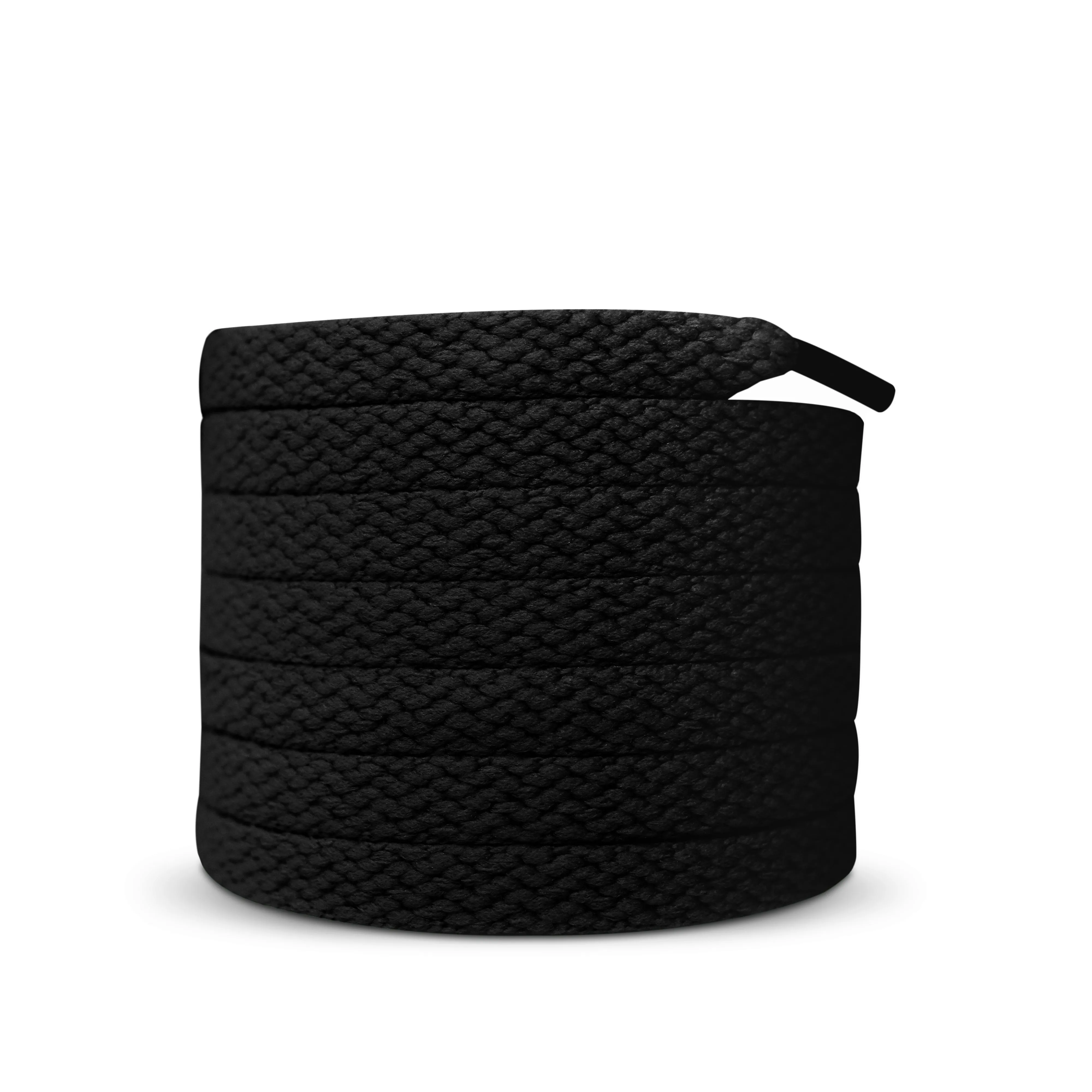 Jordan 1 Laces Basics Flat Thin - Black Laces