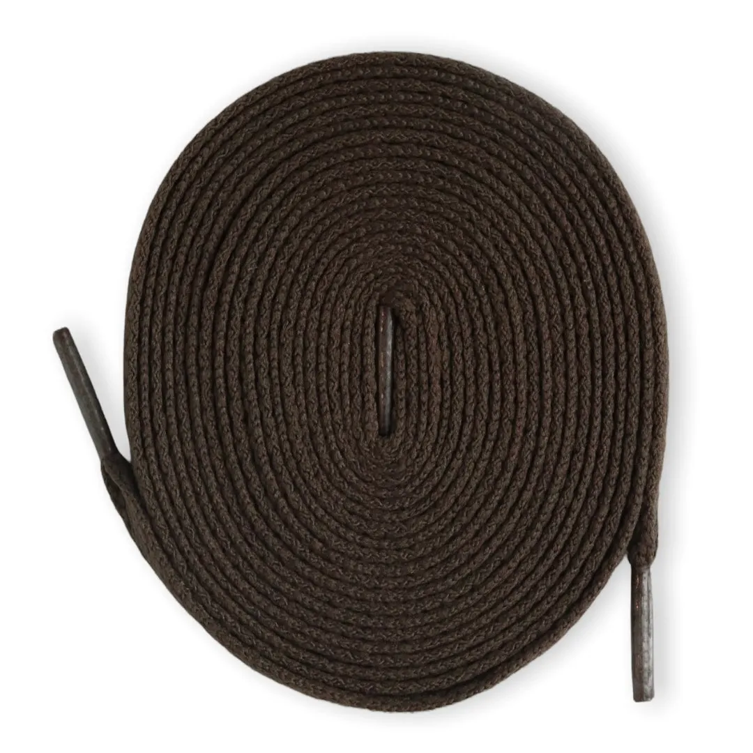 Jordan 1 Laces Basics Flat Thin - Mocha Laces for Air Jordan 1 Mocha Brown / Palomino