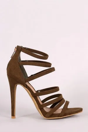 Kerena -  Open Toe Stiletto Heel