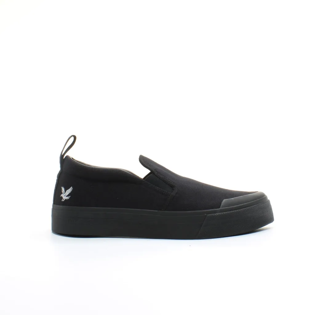 Lyle & Scott Duncan Mens Black Plimsolls