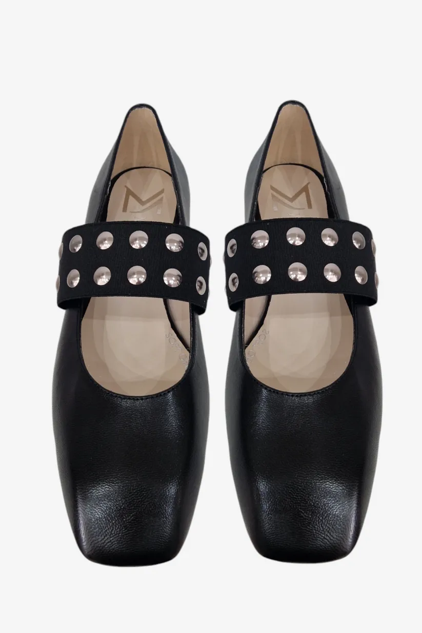 Marian Ballerina with Studded Strap