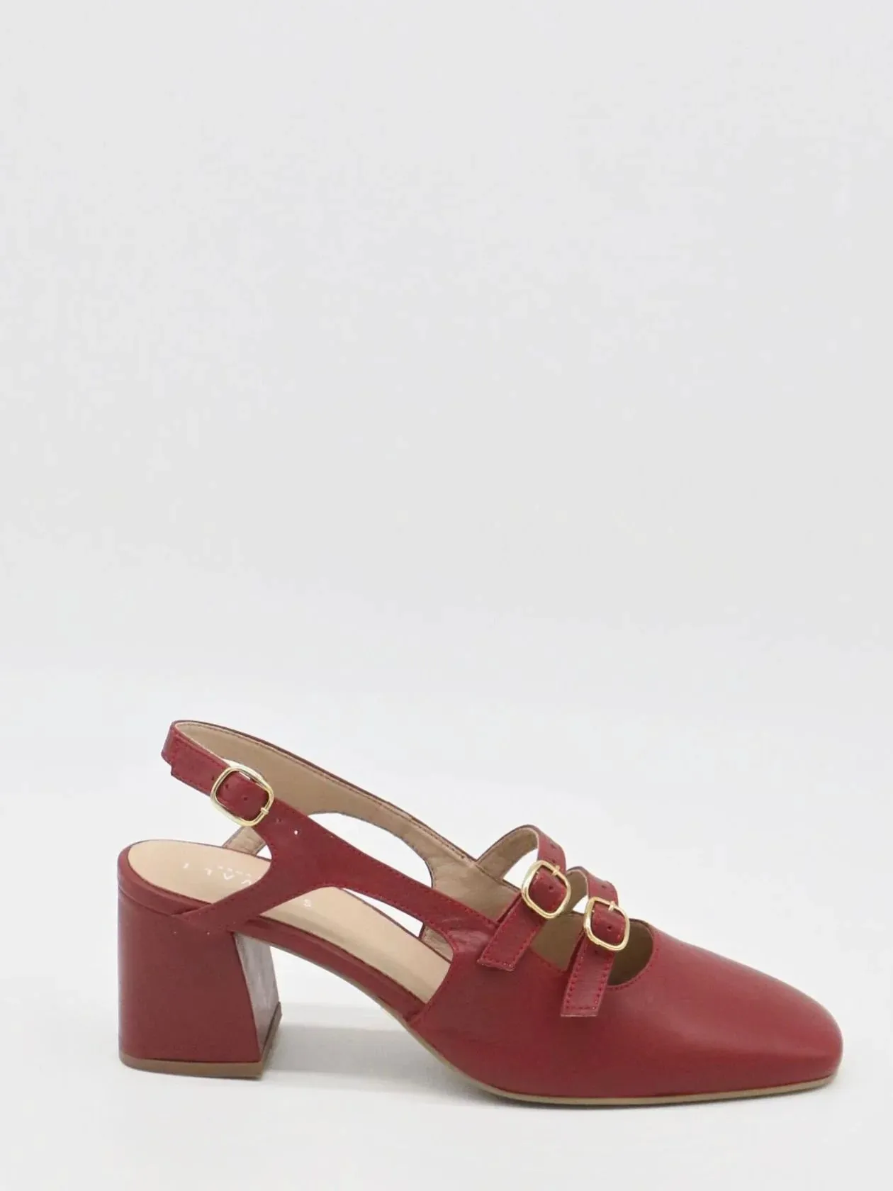 Marie Mary Jane Block Heels