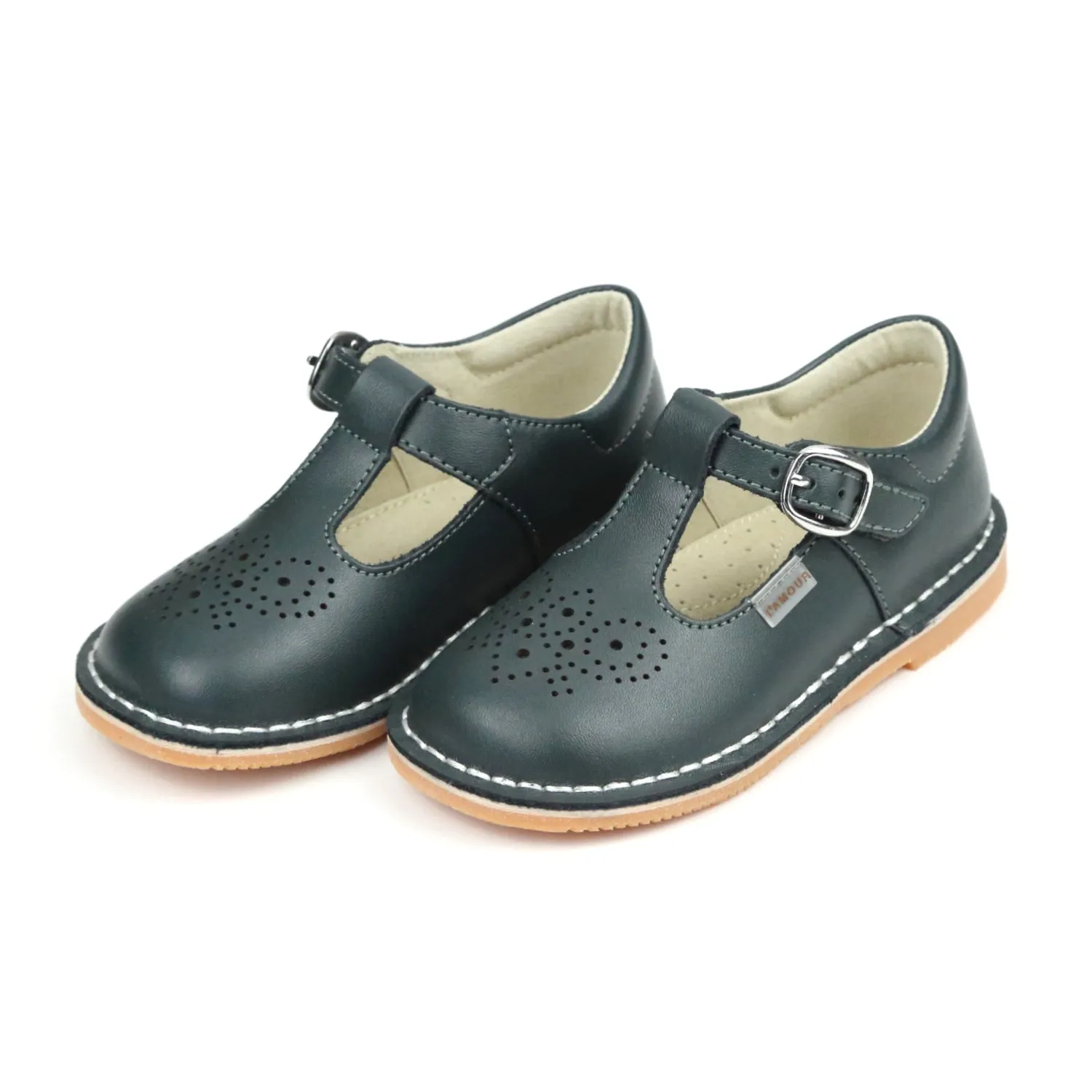 Mary Janes T-Strap Leather | Ollie