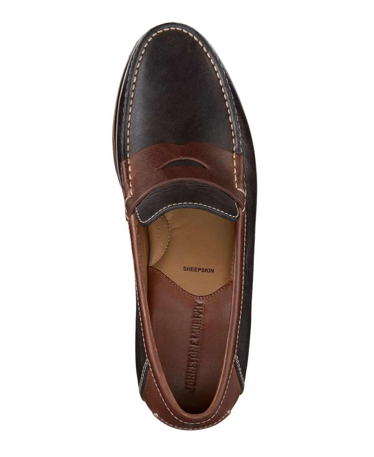 Men's bolton penny loafers Johnston & Murphy, multi