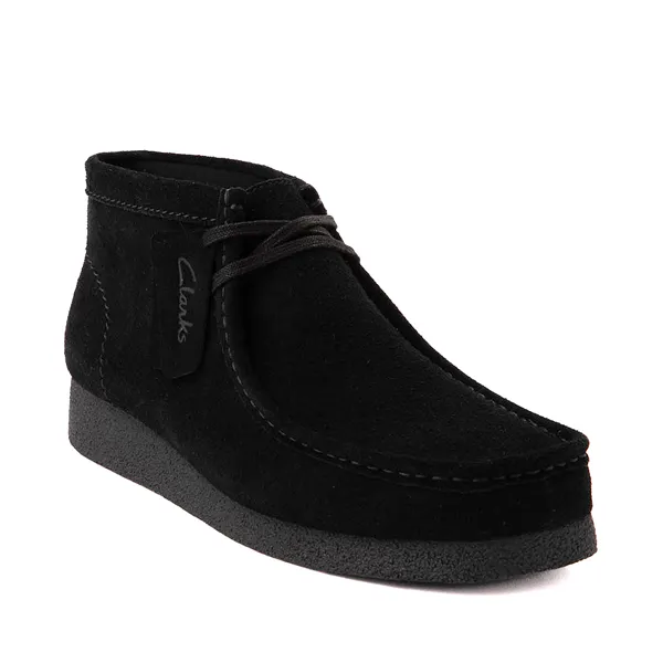 Men's Clarks Wallabee EVO Chukka boots, black