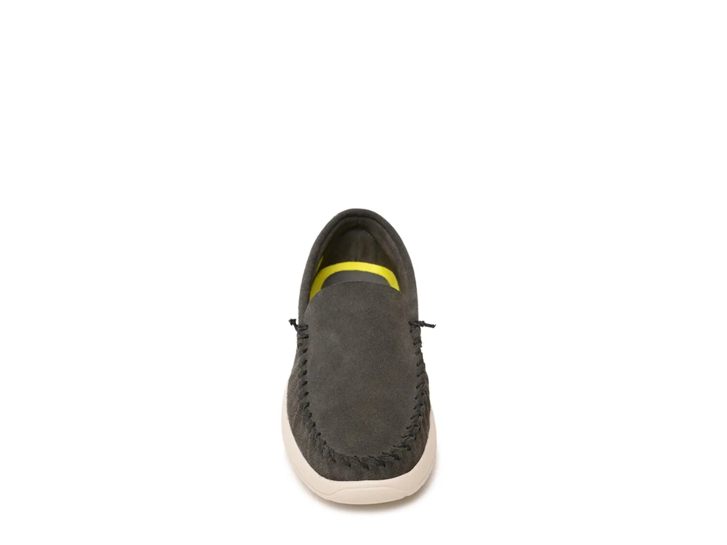 Minnetonka Classic slip-ons, gray