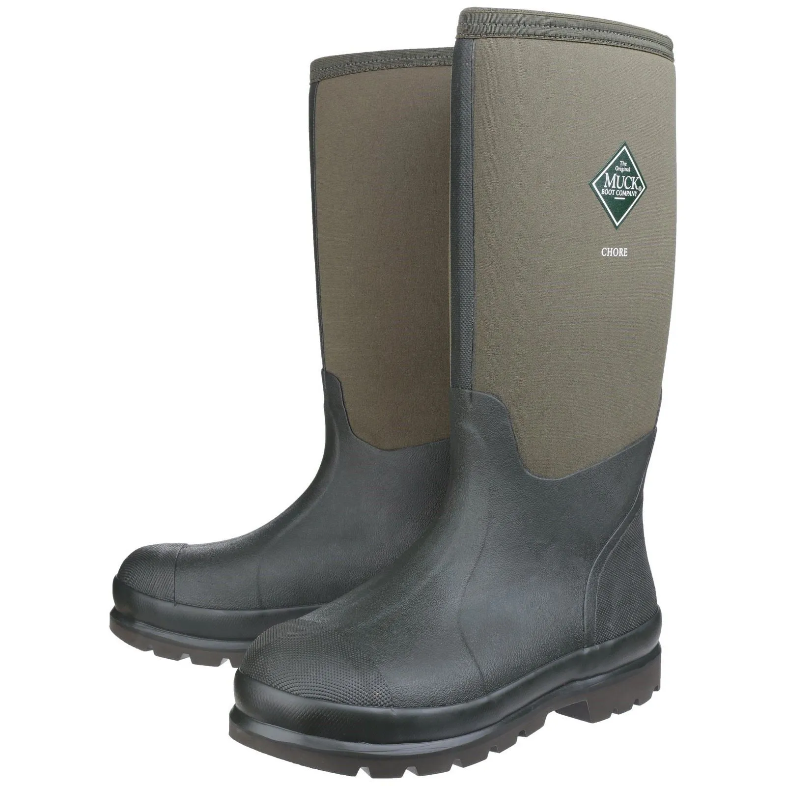 Muck Boots Chore Classic Hi Neoprene Moss Wellington Boots