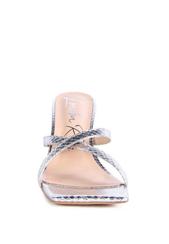 Muriel Cross Strap Sandals