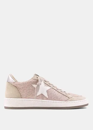 PAZ Champagne Glitter Sneakers