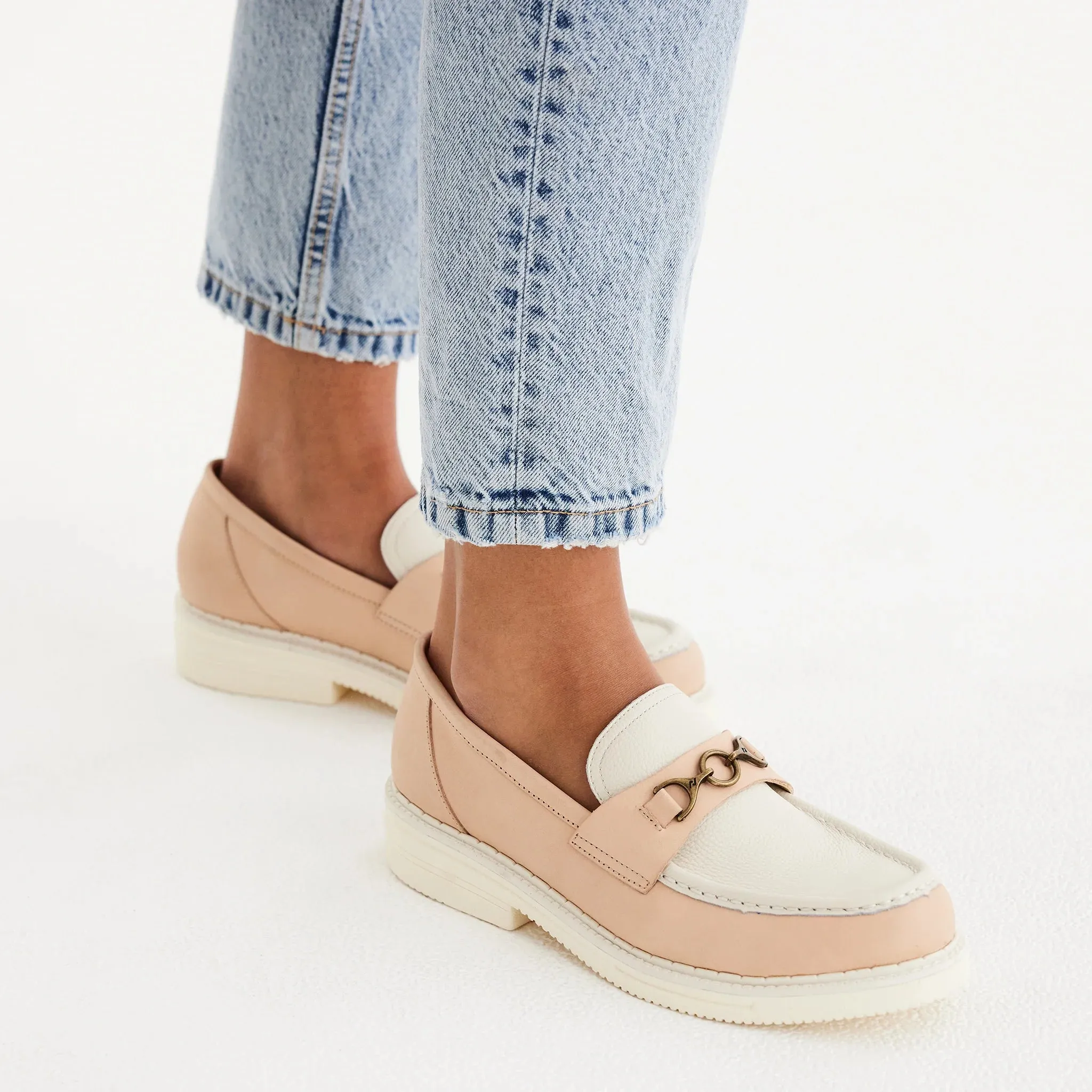 Rollie Loafer Rise Veg - Tan/Bone