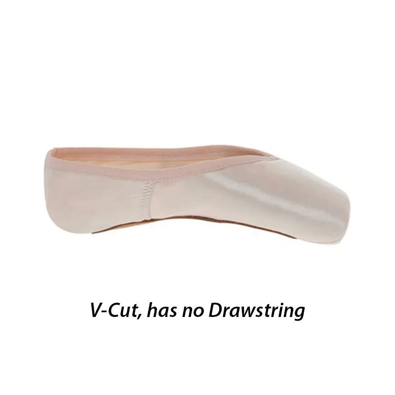 Russian Pointe Rubin V-Cut Pointe Shoes - Flexible Hard Shank