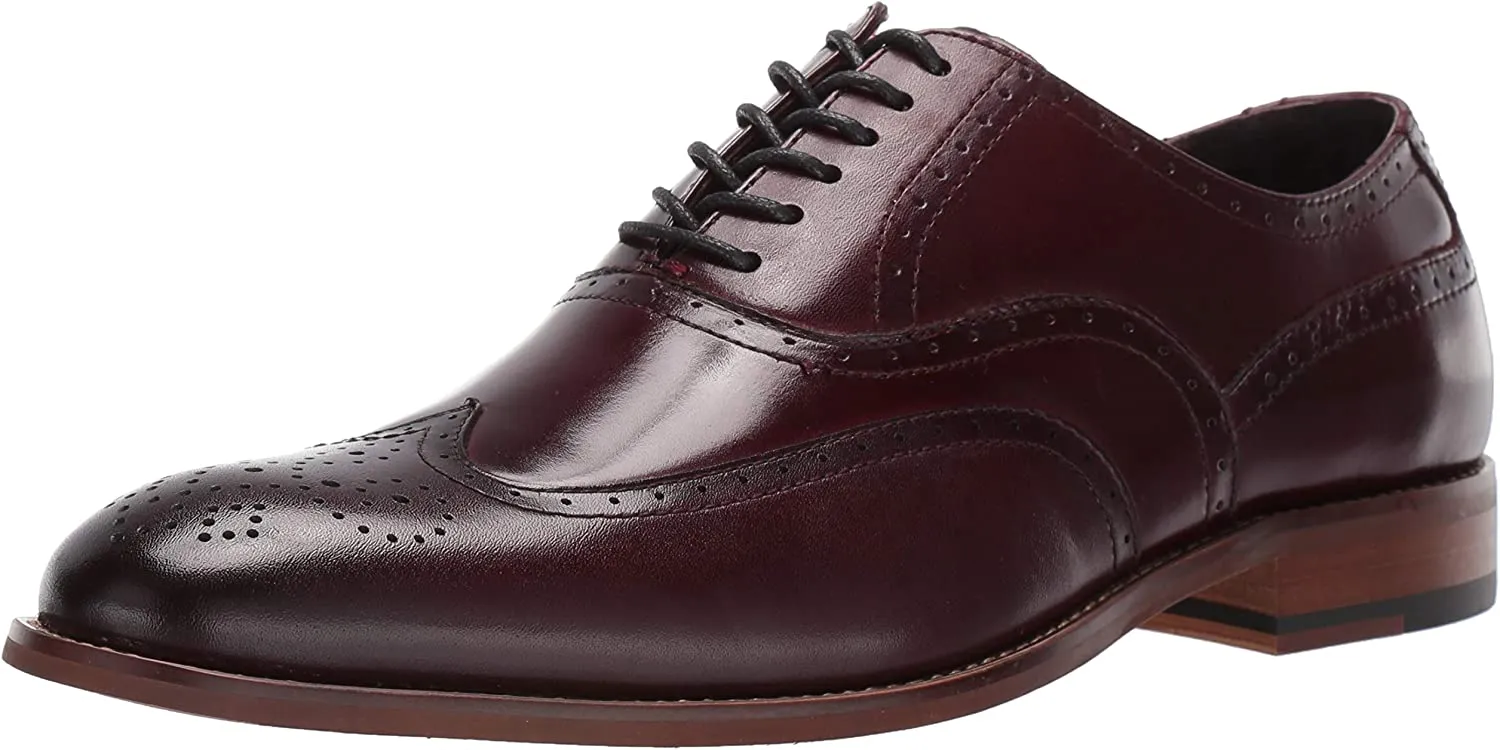 STACY ADAMS Men's Dunbar Wingtip Lace-up Oxford