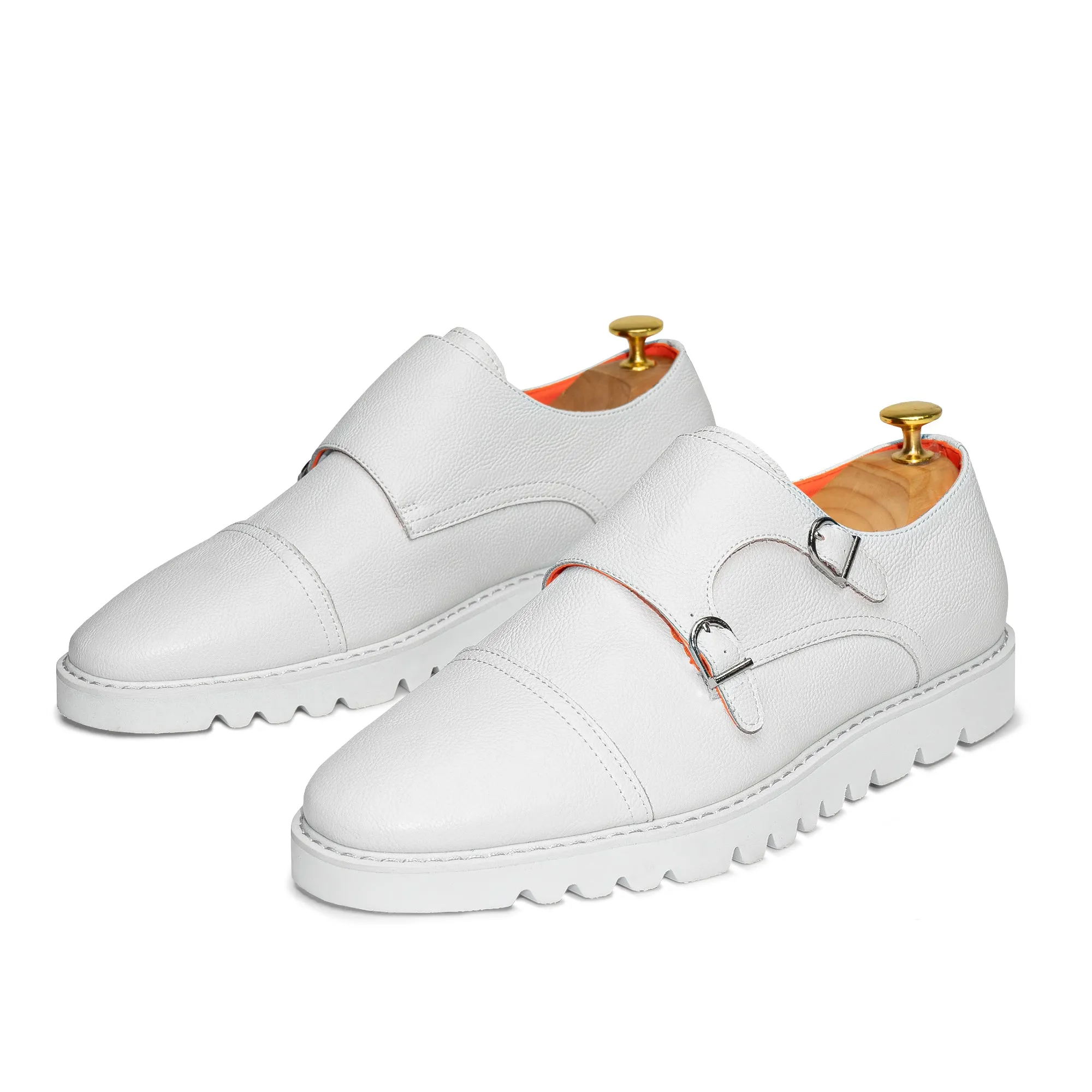 The Freshman L TAYNO Leather Monk Strap Oxford Sneaker