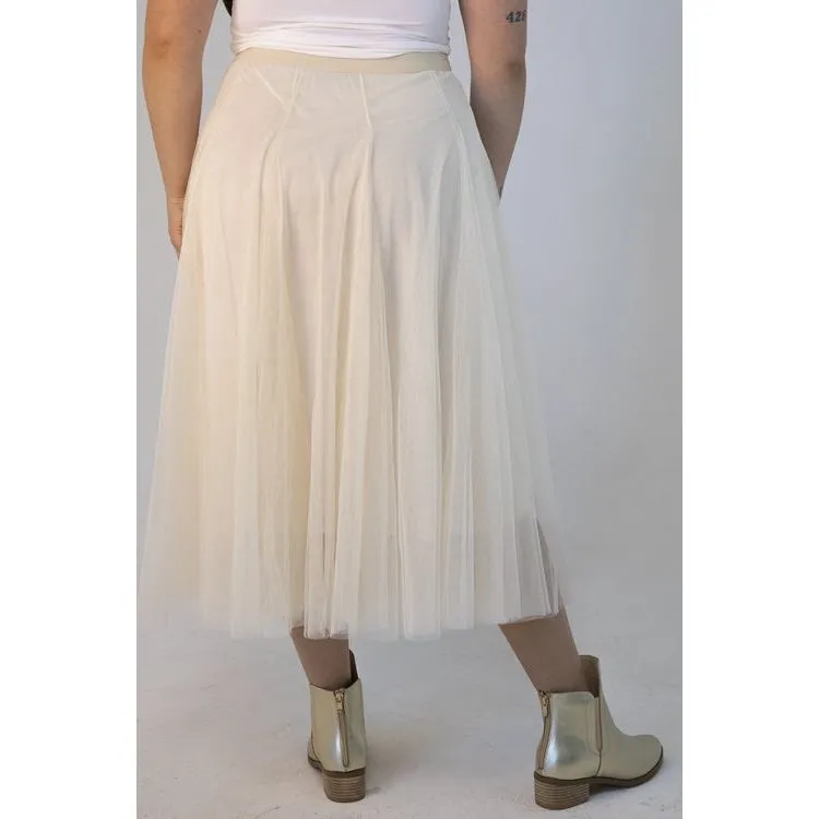 Tulle Skirt - Cream