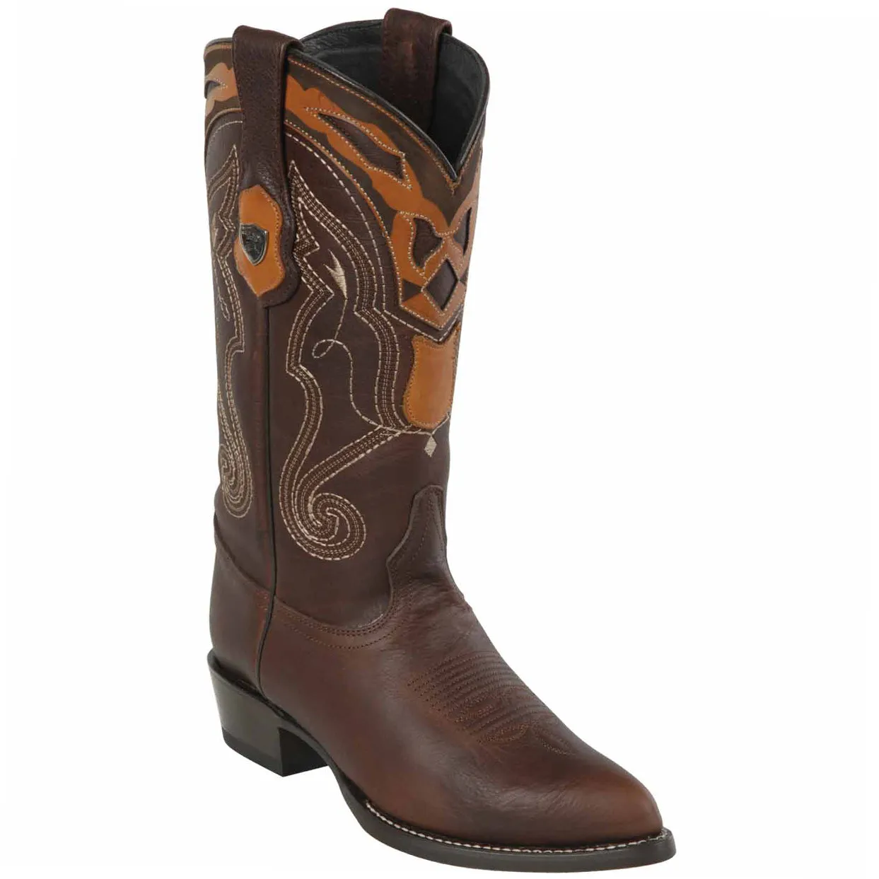 Walnut Brown Cowboy Boots J-Toe