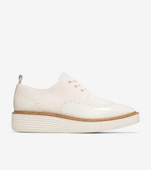 Women's ØriginalGrand Platform Wingtip Oxfords